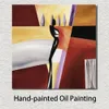 Modern Abstract Canvas Art Flaming Hot Handmade Oil Painting Decorazione da parete contemporanea