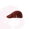 Bérets japonais rouge brique femmes printemps/été britannique nouvelles couverture avant inversée hommes Vintage détective chapeau G220612