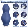 Masturbador Masculino Automático para Homens Brinquedo Sexual Boquete Chupar A Vácuo Masturbação Copo Sexo Oral Buceta Vaginal Real Vagina Realista L230518