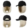 Wig hat female short hair integrated BOBO head peaked cap hats many style choices, support customization