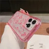 Fashion 3 in 1 Gradient Glitter Sequins Anti-Shock Bumper Phone Case For iPhone 14 Pro Max 11 12 13 Pro Sparkling Shockproof Clear Cover