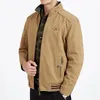 Heren Jassen Herfst Winterjas Heren Dubbelzijdig Militaire Jassen Puur Katoen Windjack heren Jaqueta Masculina Plus Size M-4XL