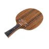 Table Tennis Raquets Ebony Wood Dalbergia Table Tennis Racket 5 Layers Ping Pong Blade Paddle Professional Long Handle PingPong Racket 230612