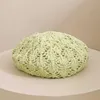 Berets avocado green милый женский берет летний бреет летний дышащий пляж Японский Рикки Универсальная шляпа G230612