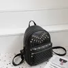 Sac à dos Nouvelle Grande Capacité Lady Metal Bud PU Sacs À Dos En Cuir Loisirs École Sacs À Dos Épaule Messenger Sac pour Filles Voyage J230517