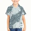 Chemises décontractées pour hommes Plantain Trop Plantain Modèle Enfants Kid Boy Fashion Hawaiian Shirt Male Colorful imprimé plage Aloha Hawaiana