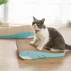 Скретчики кошачья кровать для скребки для кошек износостойкий скребок для ногтей коврик для коврика. Гворовичная бумажная картонная картонная кошка кровать питомцы продукты