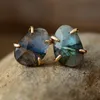 Серьги из роскошных женщин уникальные лабрадоритовые леди Bold Fashion Stud Серьговые костюмы ювелирные изделия Bijoux Оптовые 230612