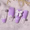 Decorazioni per nail art 1 borsa Jelly Ribbon Bowknot Charm Parti 3D Strass colorati Decorazione estiva Accessori per manicure per fai da te