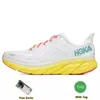 Running Shoes Hoka Clifton One Shoes Hokas Bondi 8 Carbon Women Men Low Top Mesh Trainers Triple Sneakers Shock Absorbing Road Fashion Kawana Sports Sneakers