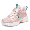 Athletic Outdoor ULKNN Girls Princess Shoes Outono inverno 2023 Couro Menina Elementary School Esportes Crianças Casual Tendência 230609