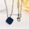 Pendant Necklaces Classic Fashion Pendant Necklaces for women Elegant 4Four Leaf Clover locket Necklace Highly Quality Choker chains Designer Jewelry J230612
