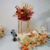 Party Decoration Wedding Golden Iron Art dessert Table El Flower Stand Banket Hall Ornament