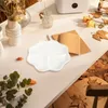 Conjuntos de louça Prato de jantar de cerâmica Configuração de mesa Bandeja de três grades Forma de flor Prato de três grades Café da manhã criativo