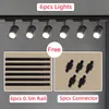 Night Lights Led Track Light Set Spotlight 220v Shop Lighting Rail 12/20/30/40W Spot Led Lights T Track Lamp for Clothing Living Room Home