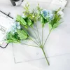 Dried Flowers Hot selling 1pcs/ Nordic simulation rose wedding holding bouquet photography props floral home decoration