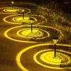 Luzes de caminho solar à prova d'água Lâmpada de paisagem alimentada Iluminação de jardim para jardim, pátio, gramado, quintal, decoração de passarela