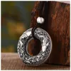 Pendant Necklaces Necklace Peaceful Buckle With Good Fortune For Man Woman Birthday Christmas Gifts