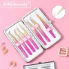 Makeup Tools 2 3 7st 3D Eyelash Pincezers Volym Set Lashes Extension Rostfritt stål Exakt Non Magnetic Eyelashes 230612