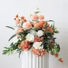 Dekorativa blommor Anpassade 35/50/80 cm Artificial Flower Ball Wedding Decor Table Centerpieces Floral Geometric Shelf Party Stage Display