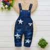 Overalls Baby Boys Denim Infants Bib Pants Jeans Cartoon Letter Clothes Girls Long Jumpsuits Kids Suspenders JYF 230609