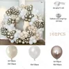 Decorazione per feste Champagne Oro Palloncino bianco Arco Ghirlanda Compleanno Matrimonio Rosa Baby Shower Sposa per essere palloncini