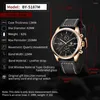 Wristwatches BENYAR Design Top Brand Watch Men's Leather Sports Timepiece Luxury Military Quartz 100m Automatic Waterproof Clock