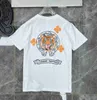 2023 Erkekler Lüks Moda T Shirt Marka Tasarımcısı Tees Tees Kadın Kalp Sanskrit Mektubu Çift T-Shirt Sweatshirt At Nallı Kromlar Çiçek