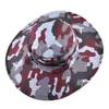 Utomhushattar Fashion Tactical Camouflage Sun Hats för män utomhus fiske mössa breda grim anti-uv mössor kvinnor camping hatt sommar vandring ben 230613