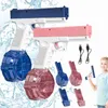 Sand Play Water Fun Electric Gun Auto do 35 zasięg Super One-Button Automatic na letnią imprezę plażową R230613