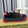 Soled schoenen Dikke dikke vrouwen casual reisleer veter sneaker mode dame platte ontwerper lopen trainers letters platform mannen gym sneakers maat 36-42-45 met 75229 s