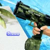 Zand Spelen Water Plezier Grensoverschrijdende Burst Elektrisch Waterpistool Automatische Hoge Druk Krachtige Netto Rode Nieuwe Kinderen speelgoed R230613