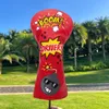 Other Golf Products Golf Club Headcovers Red Bomb Bombs Premium Leather Golf Wood Head Covers Set Golf Club Headcovers for Driver Fairway Hybrid 230612