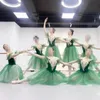 Dancewear Professional Ballet Tutu Kids Girls Women Dark Sleeping Beauty Pancake Tutu Performance Dress Swan Lake Dance Costumes 230612