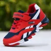 Athletic Outdoor Children Sneakers for Boys Mesh Breattable Running Sports Shoes Kids Flat Casual Shoes Big Size 230612