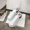 top new Womens Brand Designer shoes Sneaker Platform Classic Leather Sports Skateboarding Shoes Sneakers running Walking nero bianco