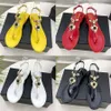 Designer Flip Flops Women's Fashion Trendy Black White Sandals Strap Beach Alphabet Low Heel Slippers Vacation Size 35-41