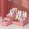 Storage Boxes Bins Desk Makeup Organizer for Large Capacity Cosmetic Box Desktop Jewelry Nail Polish Drawer Container 230613