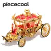 Play Mats Piececool 3D Metal Puzzle Princess Carriage Model Kits Diy Toy For Teen Jigsaw Brain Teaser Gift Vuxen 230613