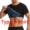 Modeladores Femininos Homens Sauna Terno Body Shaper Camisa Colete Perda de Peso Cintura Trainer Espartilho Emagrecedor Suor Tops Fatos de Treino Fitness Shapewear