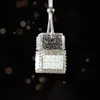 Inovador frasco de perfume de diamante montado em peça de broca pingente de perfume com corda pendurada para decorações de carro ambientador boshp