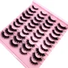 Makeup Tools HbzgtLad 400 par 20 lådor Natural 3D Mink False Eyelashes Fake Eye Lashes Faux Cils Make Up Beauty Wholesale 230612