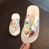 Slipper Floral Beach Sandals Wedge Platform Thongs Slippers Flip Flops Suummer Shose for Women Girls 230613