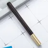 Brass Wood Roller Ballpoint Pen Smooth Writing Signature Gel Ink For Office Business Gift