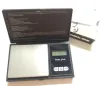 Electronic Black Digital Pocket Weight Scale 200g 0,01 g 500 g 0,1 g smycken Diamond Scale Balance Scales LCD Display med detaljhandelspaket