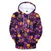 Felpe con cappuccio da uomo Felpa da uomo di Halloween nera con cappuccio Felpa da donna unisex Pullover Autunno Inverno Felpa con cappuccio Ragazzi Ragazze Capispalla casual Abbigliamento