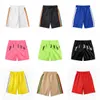 2023 Herren Palmen Shorts Damen Designer Kurze Hosen Briefdruck Streifen Gurtband Lässige Fünf-Punkte-Kleidung Sommer Strandkleidung CRJ