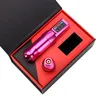 Tattoo-Maschine GOLDENHAWK Kabelloses Tattoo-Maschinen-Set, starker kernloser Motor, 2400 mAh Lithium-Batterie, professionelles RotaryTattoo-Stift-Set 230612