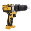 Boormachine 21V 3 i 1 trådlös elektrisk skruvmejsel 28nm Elektrisk påverkan Drill Uppladdningsbar Hammer Drill LED Justerbar hastighet Power Tool