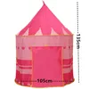 Tentes de jouets Tente portable Piscine Tipi Tente Jeux pour enfants en bas âge Tente de jeu Princesse Prince Room Funny Zone Indoor Outdoor Playhouse Castle Toy 230612